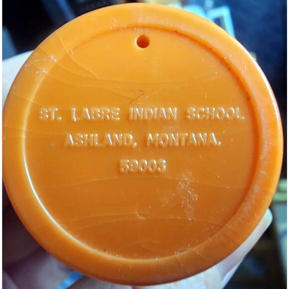 Vintage St. Labre Indian School Ashland Montana Salt & Pepper Shakers Plastic - Picture 8 of 13
